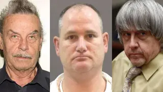 De izq. a dcha: Josef Fritzl, Kenneth Atkinson y David Turpin.