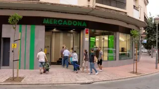Imagen de archivo de un supermercado Mercadona.