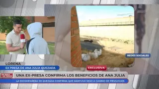 Lorena, expresa y compañera de Ana Julia Quezada, en 'En boca de todos'.