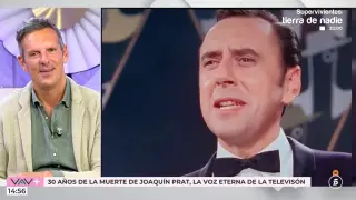 Joaquín Prat recuerda a su padre con un emotivo discurso.