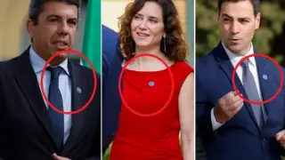 Por qué los asistentes a la Conferencia de Presidentes llevan un pin azul y qué significado tiene