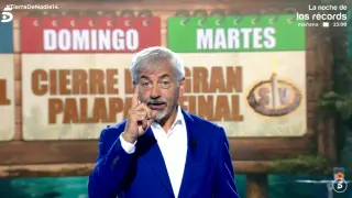 Carlos Sobera, en 'Supervivientes'.