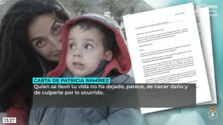 'Vamos a ver' muestra la carta de Patricia Ramírez a su hijo, Gabriel.