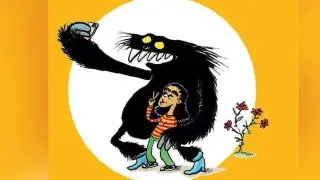 Ilustración de la portada de la versión de Julien Berjeaut, de 'La bella y la bestia'.