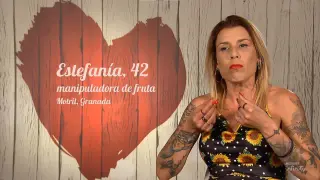 Estefanía, en 'First Dates'.