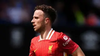 El futbolista del Liverpool, Diogo Jota, en una imagen de archivo