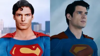 Christopher Reeve y David Corenswet