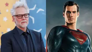 James Gunn y Henry Cavill