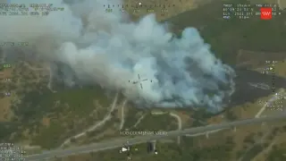 Incendio en una zona cercana al vertedero de Colmenar Viejo
