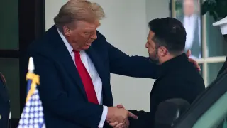 Trump y Zelenski.