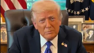 El presidente de Estados Unidos, Donald Trump, en un vídeo de TikTok.