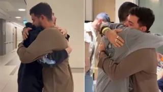 Omer Wenkert, rehén de Hamás liberado en febrero, ha podido reencontrarse con Guy Gilboa Dalal y Evyatar David, que se encontraban entre los últimos supervivientes que han regresado a Israel.