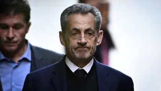 El expresidente Nicolas Sarkozy, antes de ingresar en prisión.