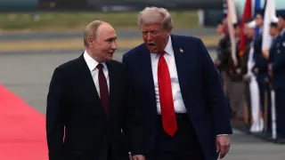 El presidente de Rusia, Vladimir Putin, y su homólogo estadounidense, Donald Trump.