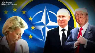 Putin, Von der Leyen y Trump