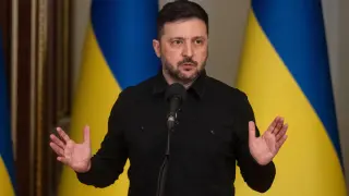 El presidente de Ucrania, Volodímir Zelenski, el pasado 3 de enero en Kiev.
