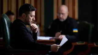 El presidente ucraniano, Volodimir Zelenski.