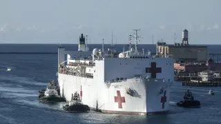 Embarcación USNS Mercy.