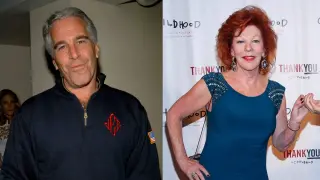 Jeffrey Epstein y Barbro Ehnbom.