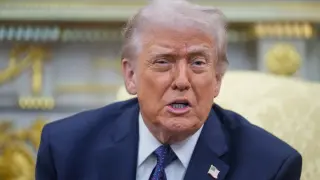 El presidente de Estados Unidos, Donald Trump, este martes en la Casa Blanca.