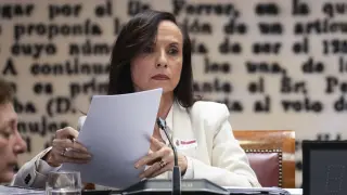 La presidenta de Redeia, Beatriz Corredor comparece este miércoles ante la comisión del Senado sobre el apagón.
