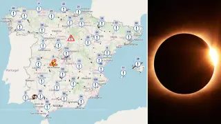Mapa interactivo DGT, a la izquierda.