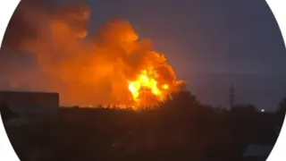 Ataque ucraniano en la región rusa de Samara.