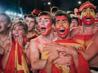 Casi la mitad de los menores de 25 a&ntilde;os sigui&oacute; la final del Mundial desde las pantallas gigantes.