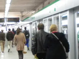 Estaci&oacute;n Ciudad Expo de la l&iacute;nea 1 del metro de Sevilla.