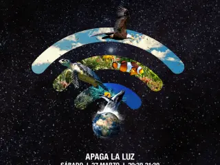 Cartel de la Hora del Planeta.