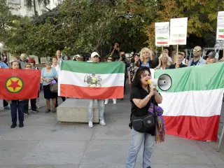 fotografo: Bieito Alvarez Atanes [[[PREVISIONES 20M]]] tema: Manifestaci&oacute;n a favor de las mujeres iran&iacute;es