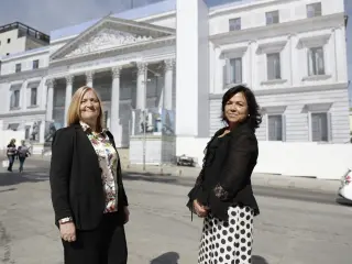 fotografo: Jorge Paris Hernandez [[[PREVISIONES 20M]]] tema: C&aacute;ncer de mama mestat&aacute;sico. Pilar Fern&aacute;ndez. Paciente de c&aacute;ncer de mama metast&aacute;tico. Tania Estap&eacute;. Psiconc&oacute;loga.