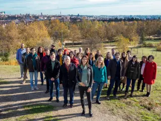 Foto de familia del equipo municipal de M&aacute;s Madrid para las elecciones.