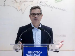 El ministro de la Presidencia, F&eacute;lix Bola&ntilde;os, este jueves.