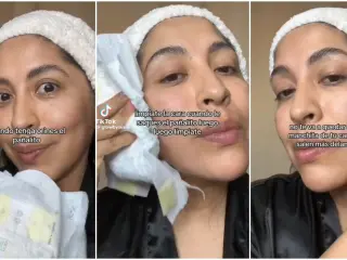 Una 'influencer' recomienda usar un pa&ntilde;al con pis para &quot;limpiarse la cara&quot;.