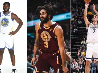 Ricky Rubio, Santi Aldama y Usman Garuba.