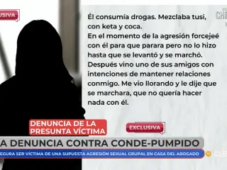 'En boca de todos' accede a la denuncia textual de la supuesta v&iacute;ctima.