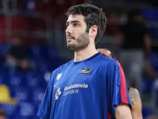 (Foto de ARCHIVO) Alex Abrines of FC Barcelona looks on during the Playoff quarter finals of the Spanish League, Liga ACB Endesa, basketball match played between FC Barcelona and Unicaja at Palau Blaugrana on June 06, 2025 in Barcelona, Spain. Javier Borrego / AFP7 / Europa Press 06/6/2025 ONLY FOR USE IN SPAIN