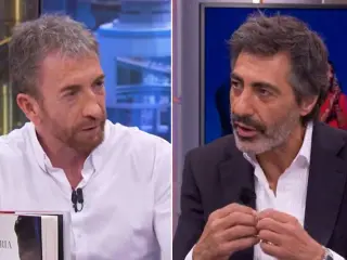 Pablo Motos entrevista a Juan del Val en 'El Hormiguero'.