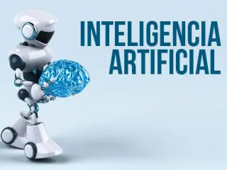 Un robot sostiene un objeto