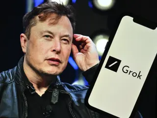 Elon Musk y Grok.