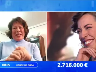 Las lágrimas de Rosa tras contarle a su madre que ganó 'Pasapalabra': Quiero devolverle lo que ha hecho" 