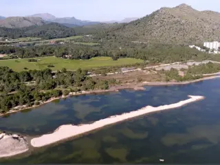Vista aérea de uno de los espacios naturales restaurados.