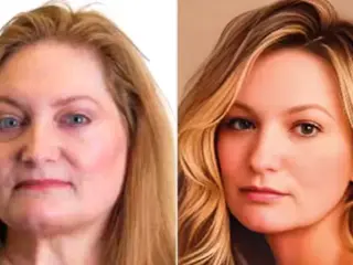 El antes y el después de la concejala Patricia Reichman.