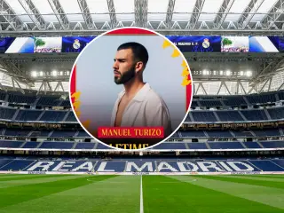 Manuel Turizo, invitado estrella al partido de NFL del Bernabéu.