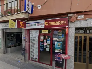 Despacho receptor de loterías de Almendralejo, Badajoz.