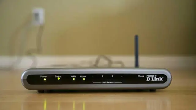 Imagen de un router inalámbrico.