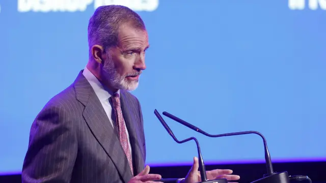 El rey Felipe VI interviene en la IV edición del foro económico 'Wake Up, Spain!'