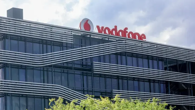 Fachada de la sede de Vodafone en Madrid