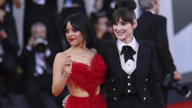 Jenna Ortega y Winona Ryder en el Festival de Venecia, 2024